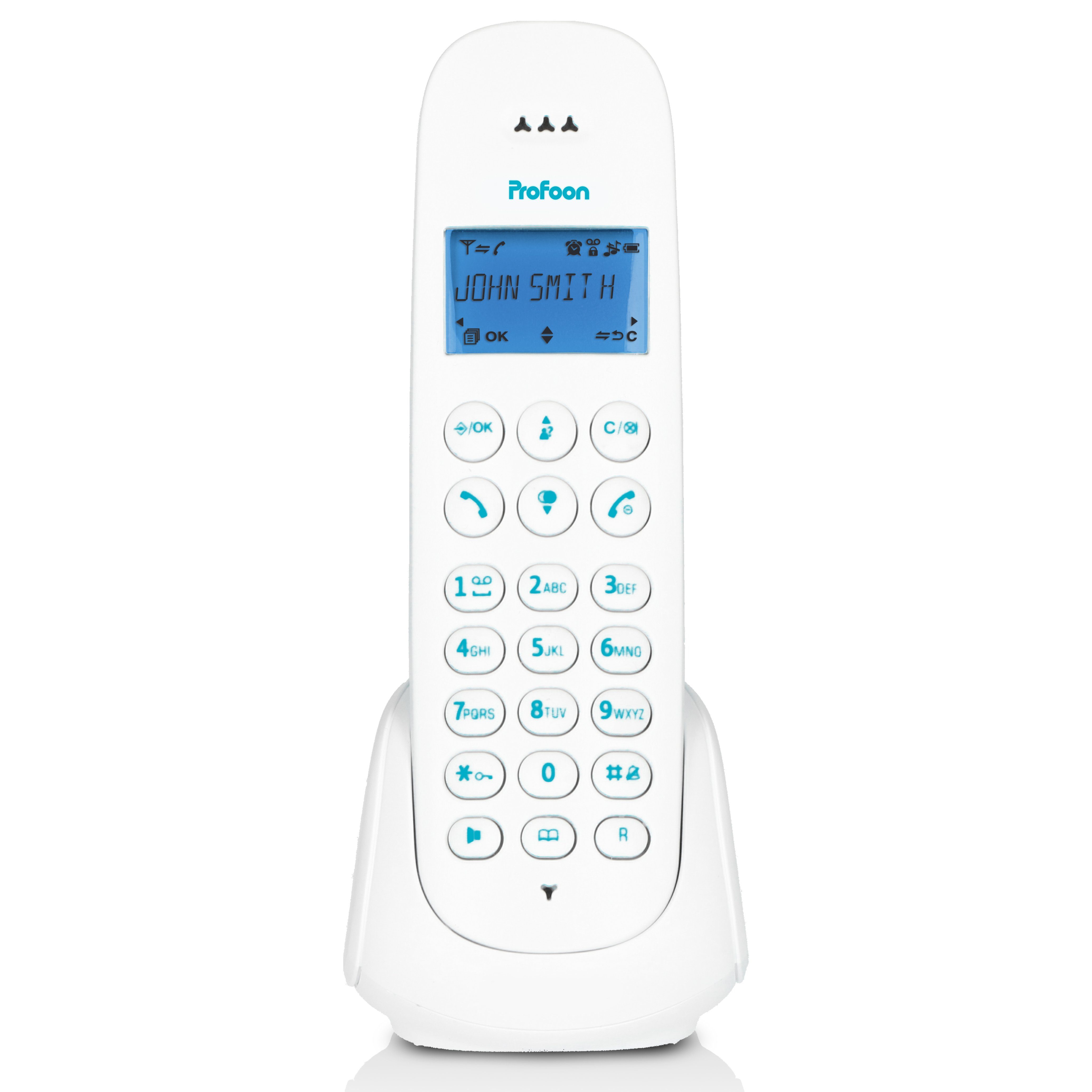 Profoon PDX300 Serie Schnurloses DECT-Telefon (Mobilteile: 1)