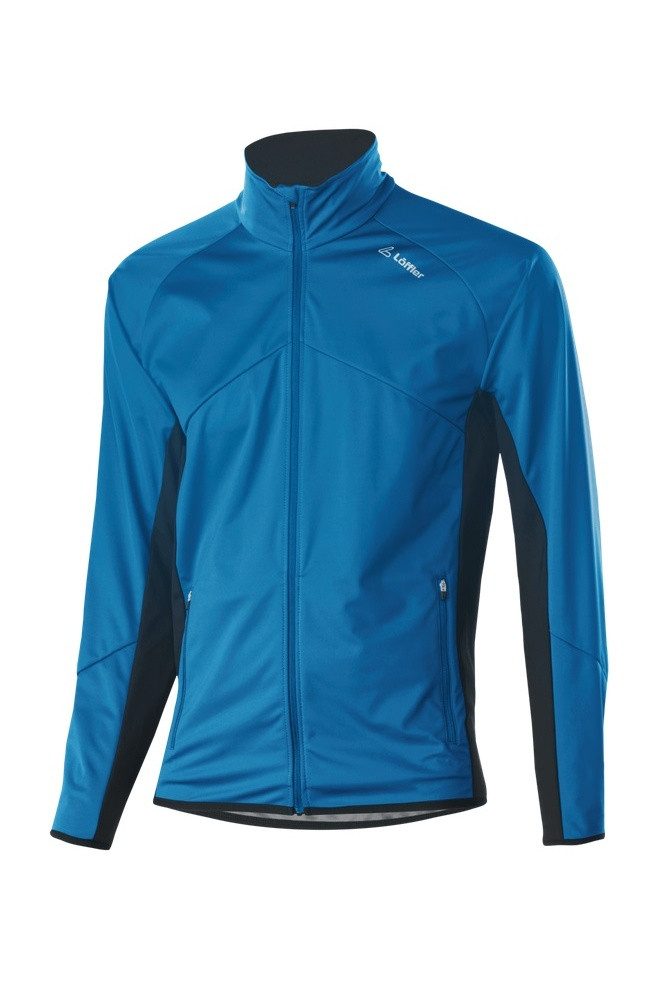 Löffler Softshelljacke Alpha WS Light (winddicht, wasserabweisend) marineblau/schwarz Herren