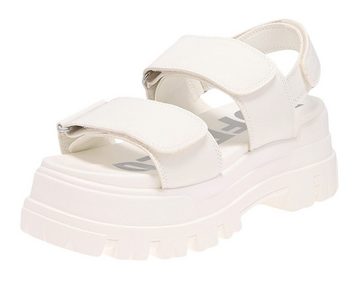 Buffalo ASPHA SND White Zehentrenner Vegane Damen Plateau-Sandale