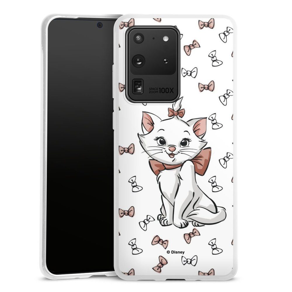 DeinDesign Handyhülle Aristocats Marie Disney Katze Marie Shy, Samsung Galaxy S20 Ultra 5G Silikon Hülle Bumper Case Smartphone Cover