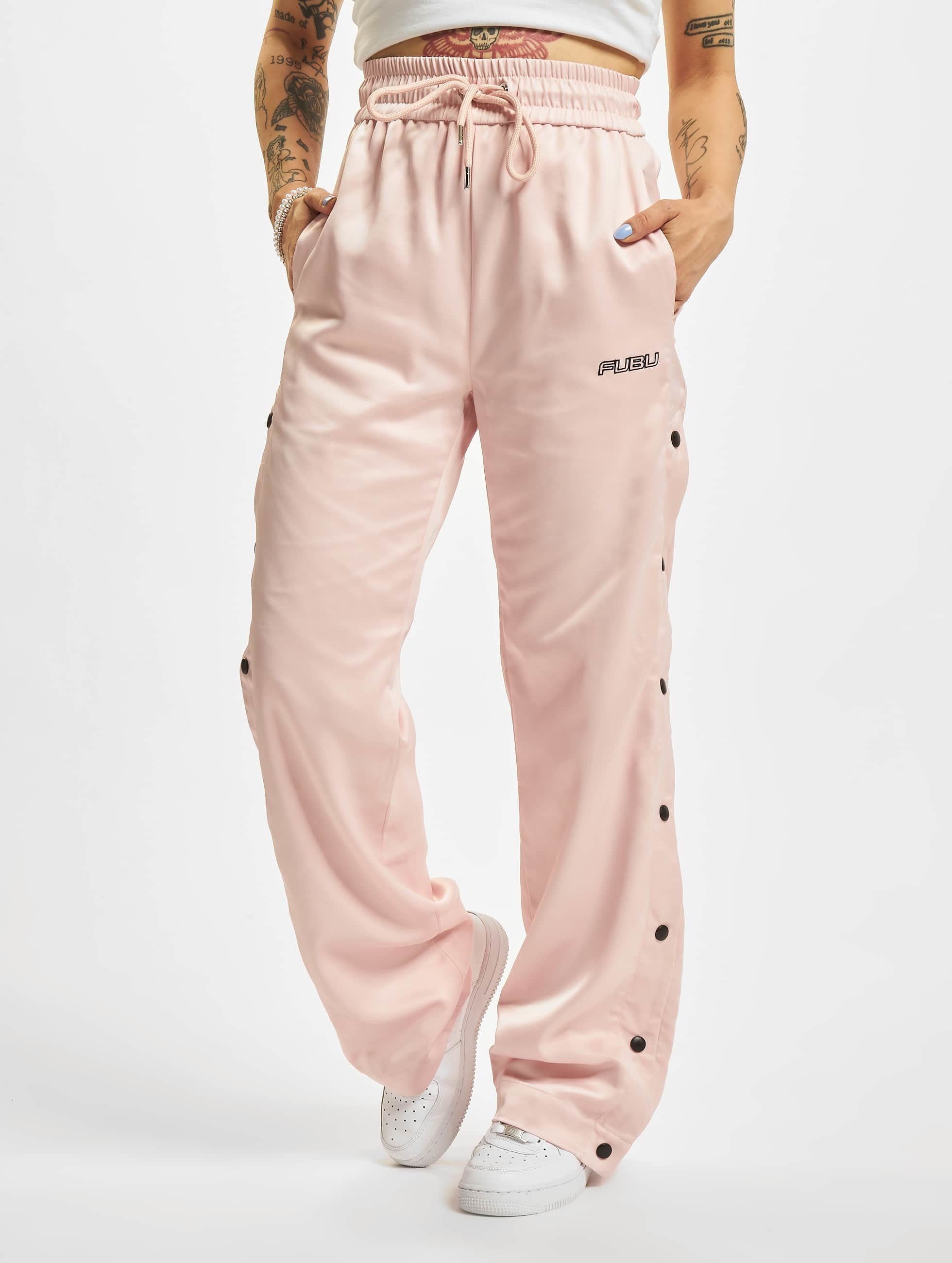 Fubu Stoffhose Damen FW222-012-1 FUBU Corporate Satin Track Pants (1-tlg),  Ob lässig oder formell, diese Hose ist ein must-have