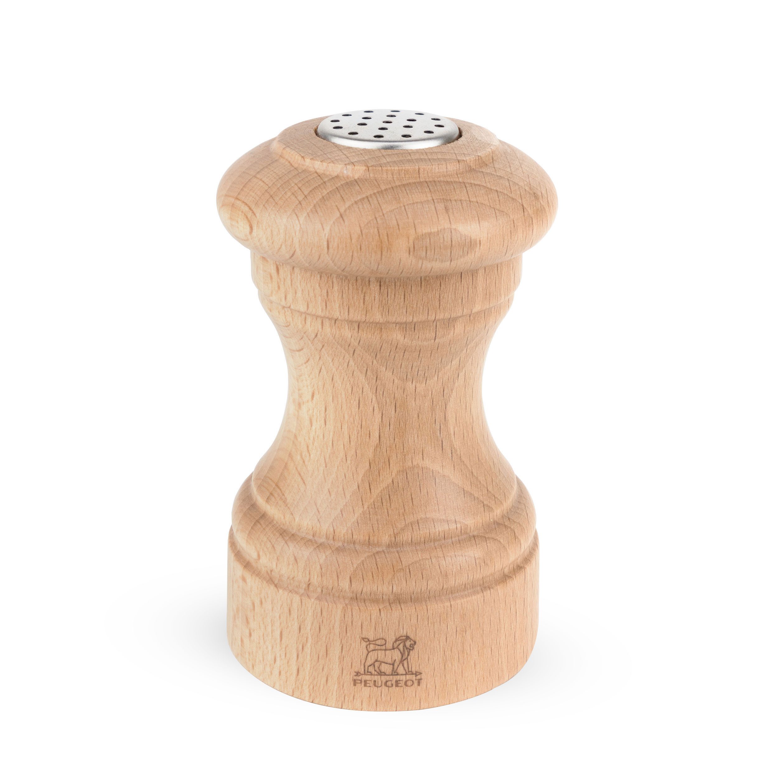 Salzmühle Salzstreuer BISTRO 9cm Buchenholz Natur Stahlmahlwer Manuell