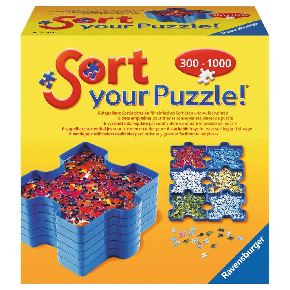 Ravensburger Puzzle Zubehör Sort Your Puzzle 6er Set, Puzzleteile