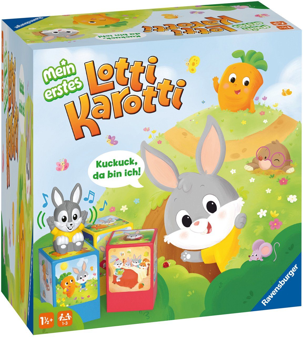 Ravensburger Spiel Mein erstes Lotti Karotti, Kleinkinderspiel, Made in Europe