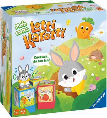 Ravensburger Spiel, Kleinkinderspiel Mein erstes Lotti Karotti, Made in Europe, FSC® - schützt Wald - weltweit
