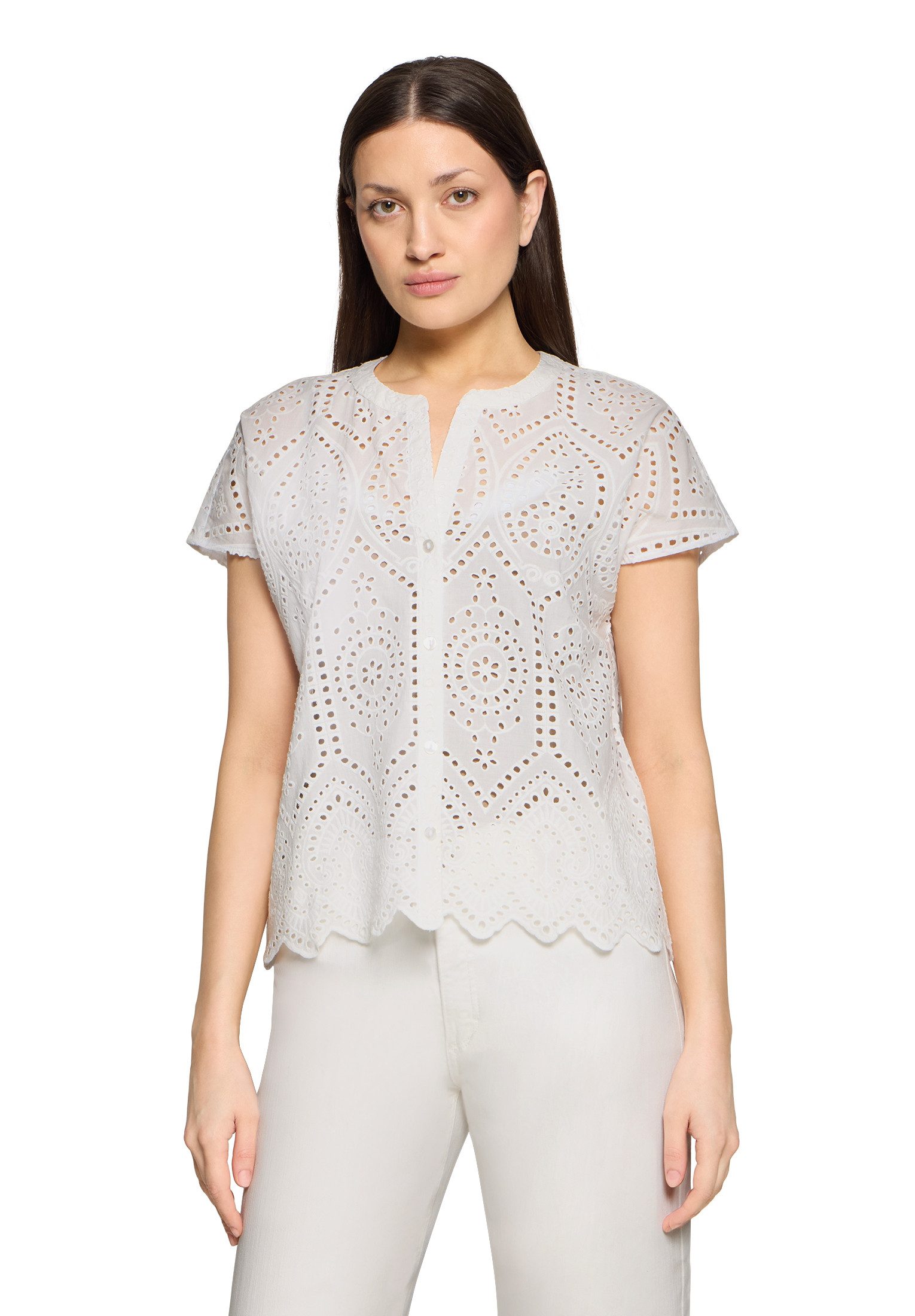 Betty&Co Hemdbluse Damen mit Stickerei