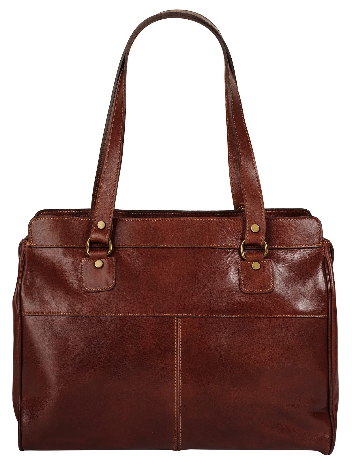 Piké Shopper (1-tlg), echt Leder, Made in Italy
