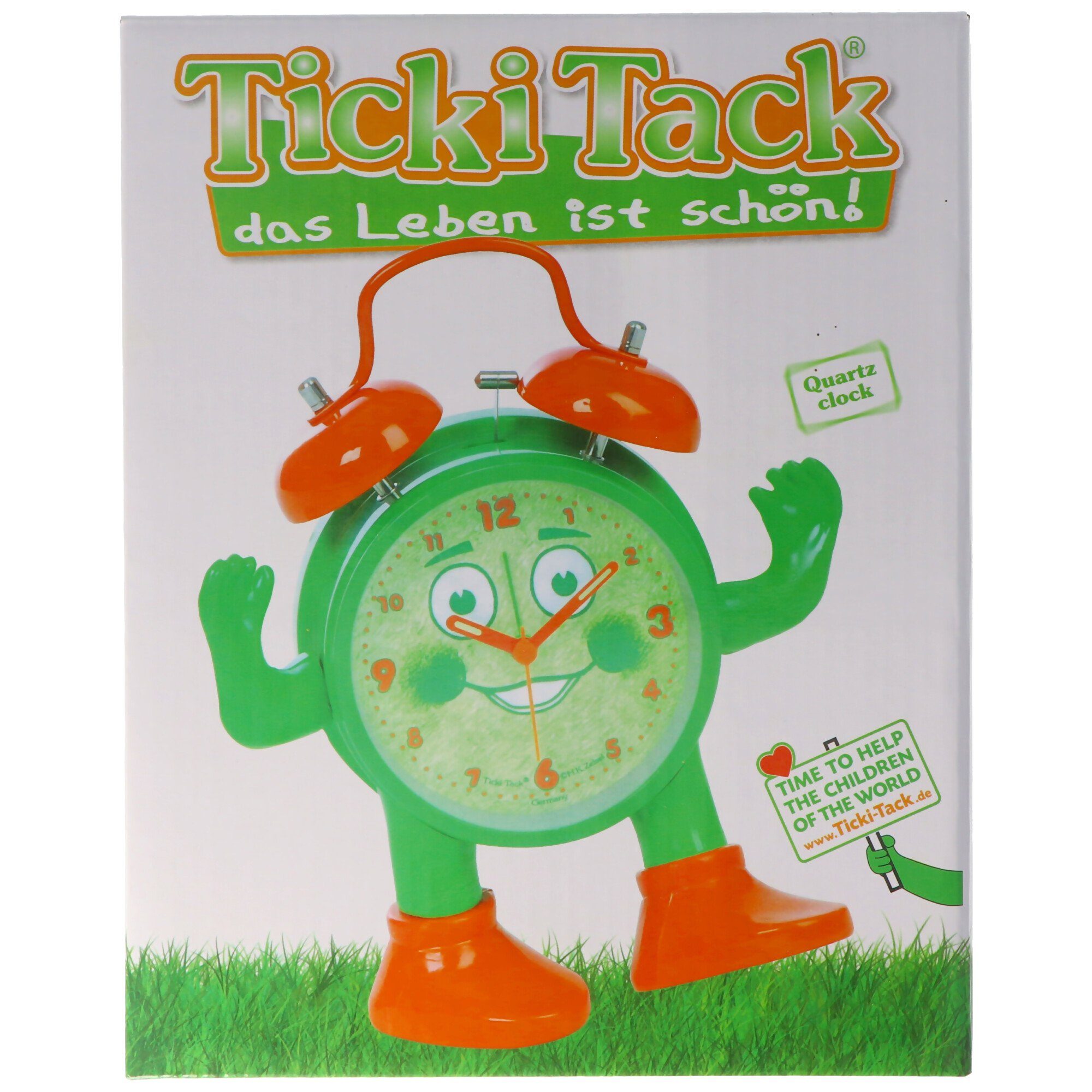 technoline Kinderwecker ABC grün Ticki Tack Kinderwecker lernen, der die Uhrzeit spielerisch