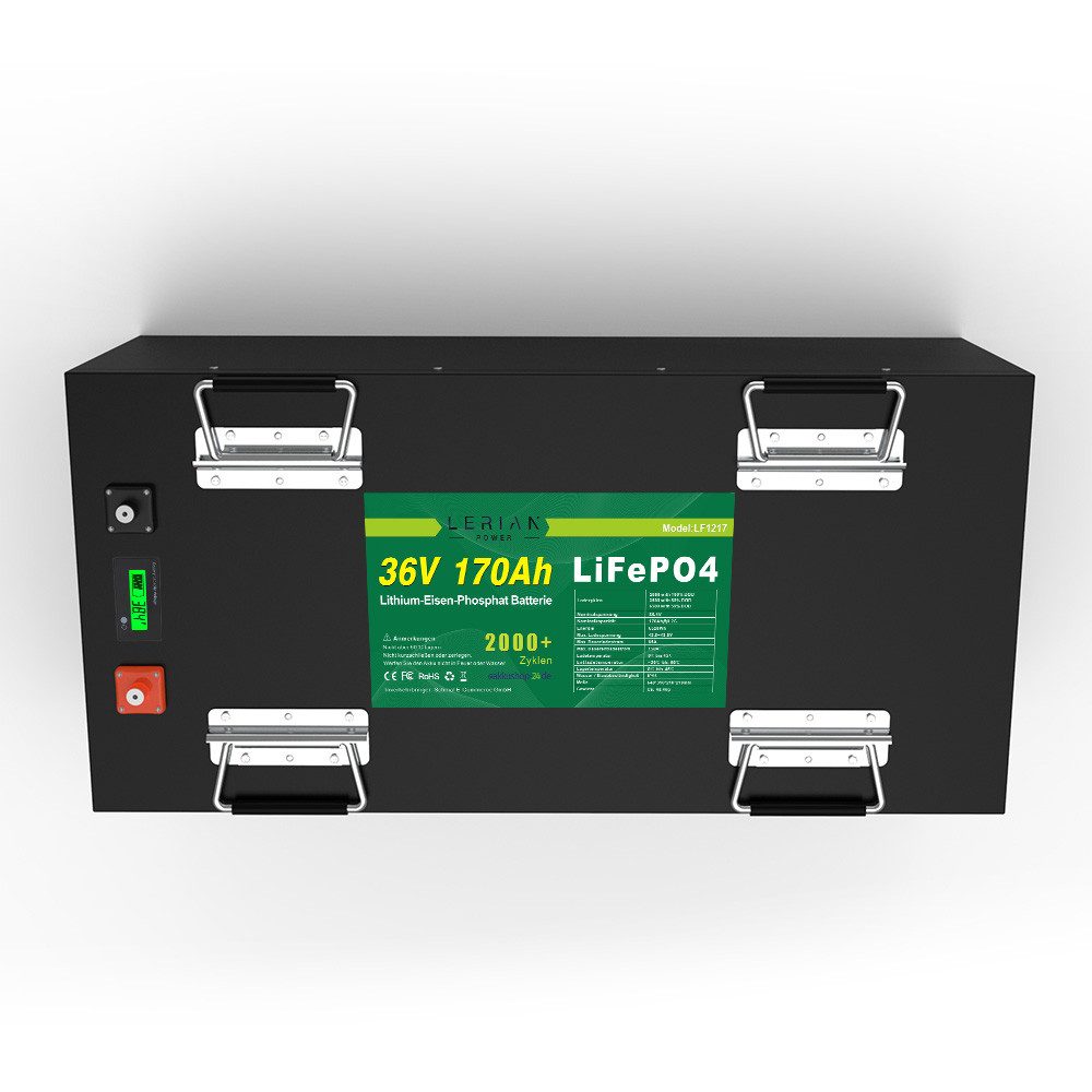 LERIAN POWER LiFePO4 Akku 36V 170Ah 150A 6120Wh Lithium-Eisenphosphat E-Scooter Akku