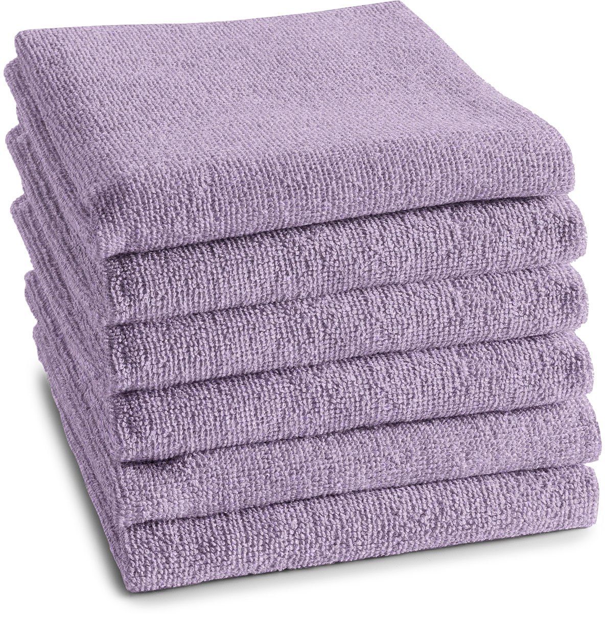 DDDDD Geschirrtuch Küchenhandtuch Logo, aus 100% Baumwolle, 50x55 cm, (Set, 6-tlg), Küchentuch aus weicher Frottee, sehr saugstark und langlebig