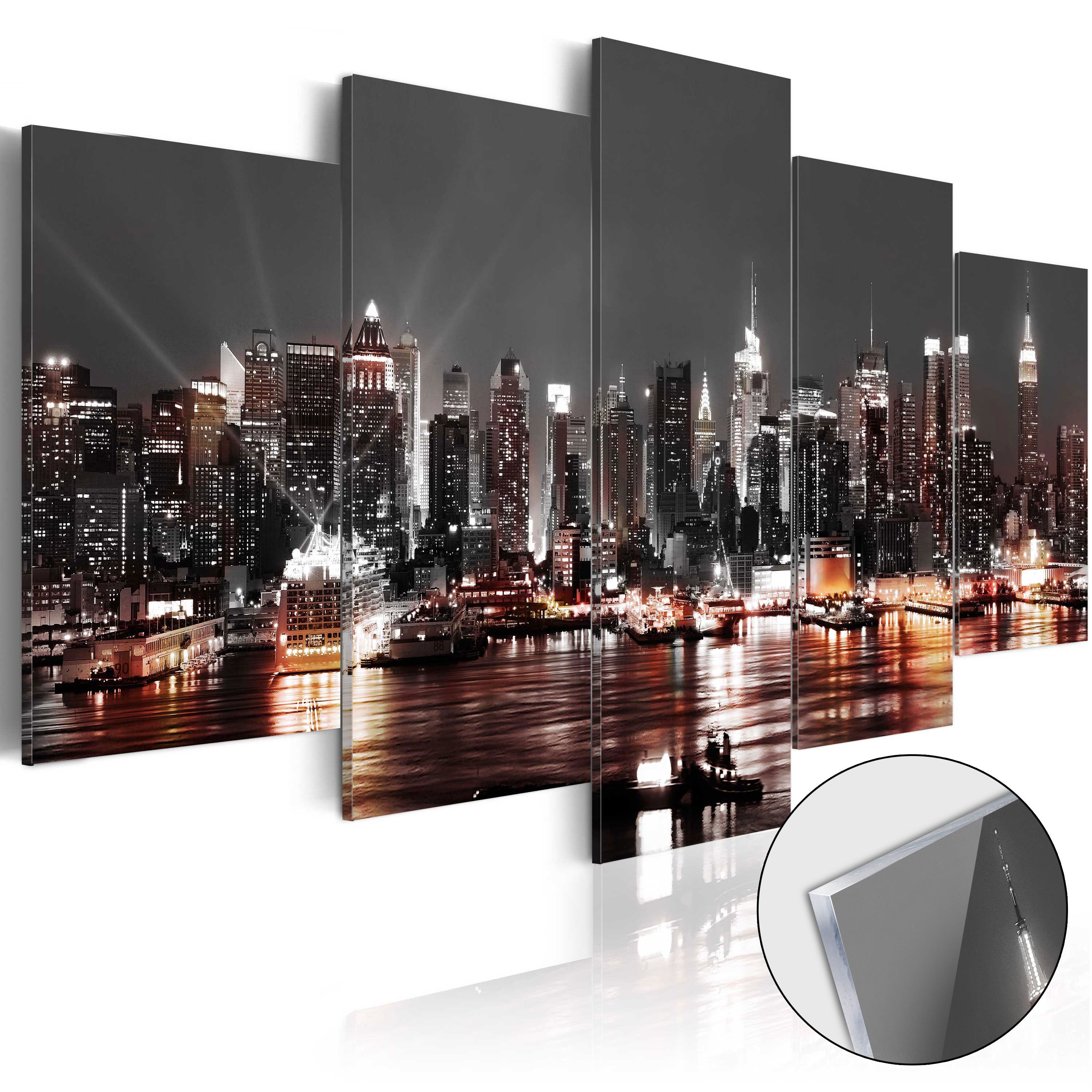 Artgeist Acrylglasbild Gray City [Glass]