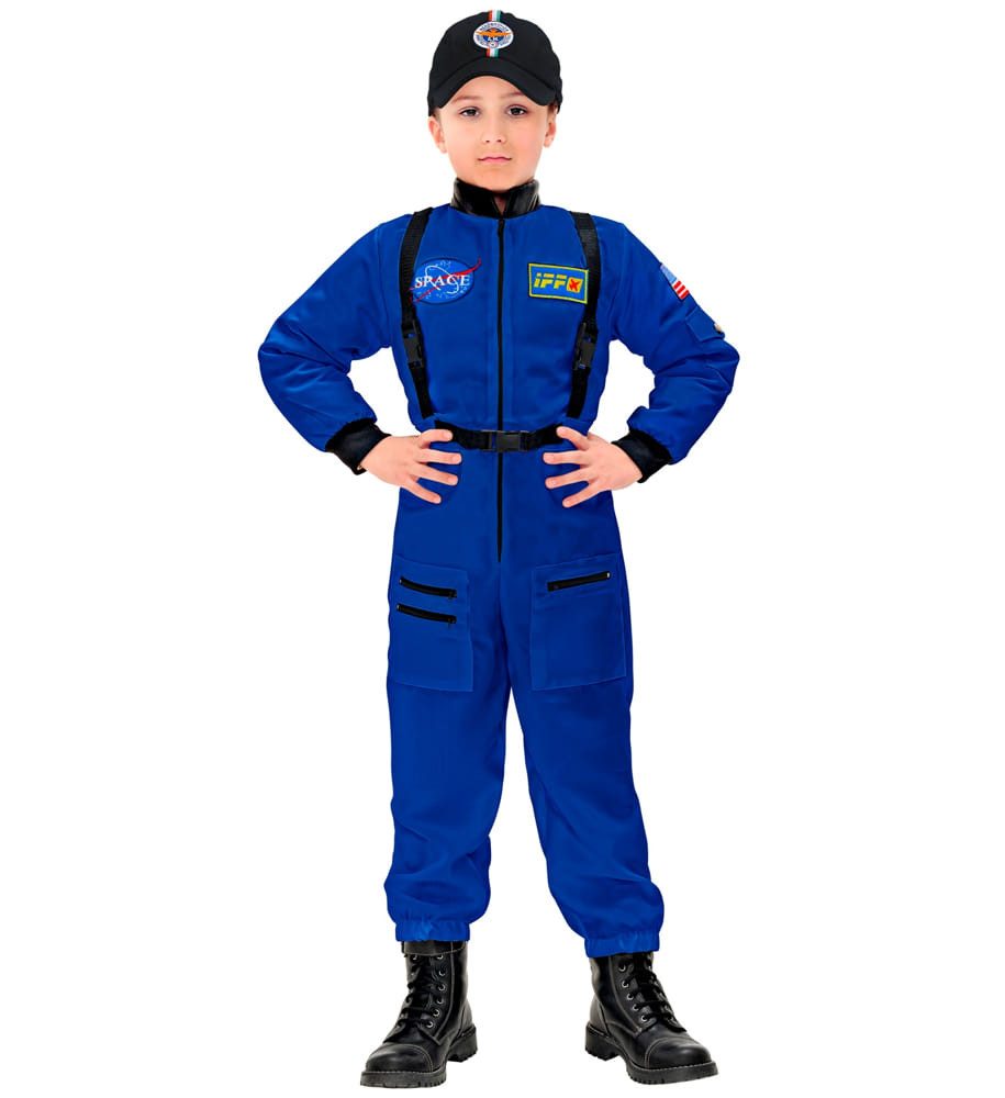 Kostüm Kinderkostüm Astronaut Overall blau