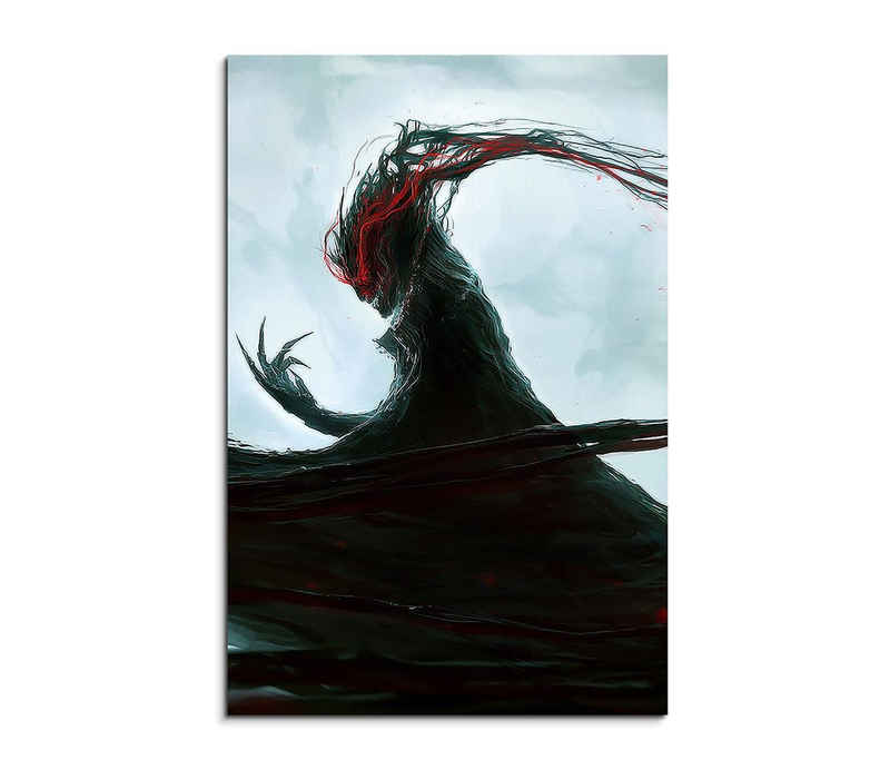 Sinus Art Leinwandbild Midnight Demon Fantasy Art 90x60cm