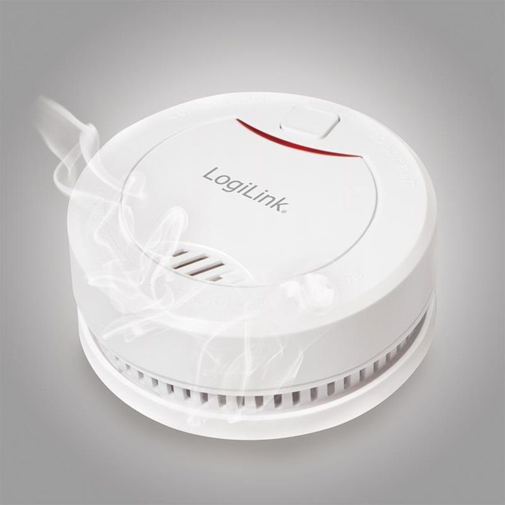 LogiLink SC0010 Rauchmelder (VdS Zulassung, 10 Jahre Lebensdauer, 85dB)