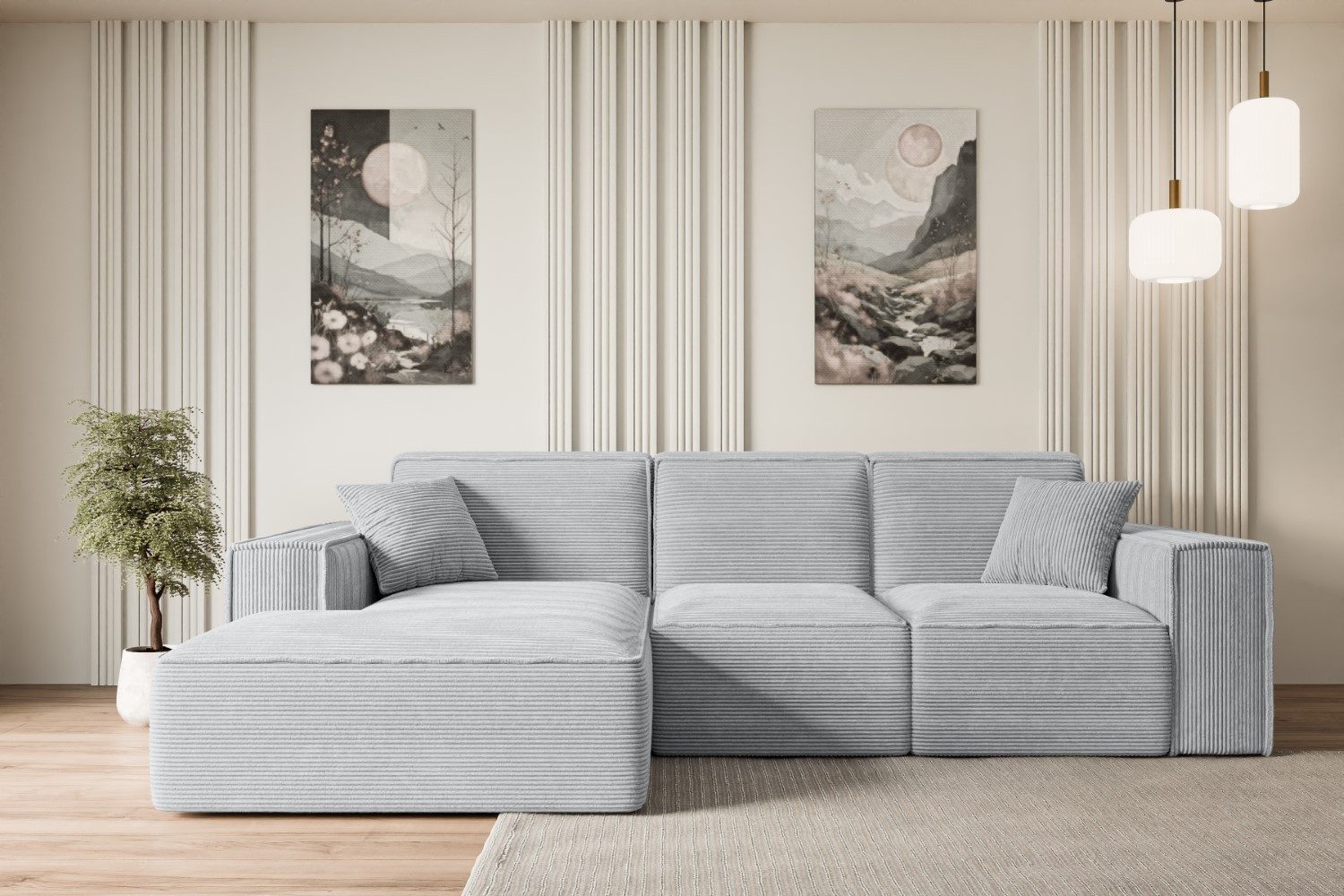 ALTDECOR Ecksofa SERRA-L-S, Couch mit Schlaffunktion, günstig online kaufen
