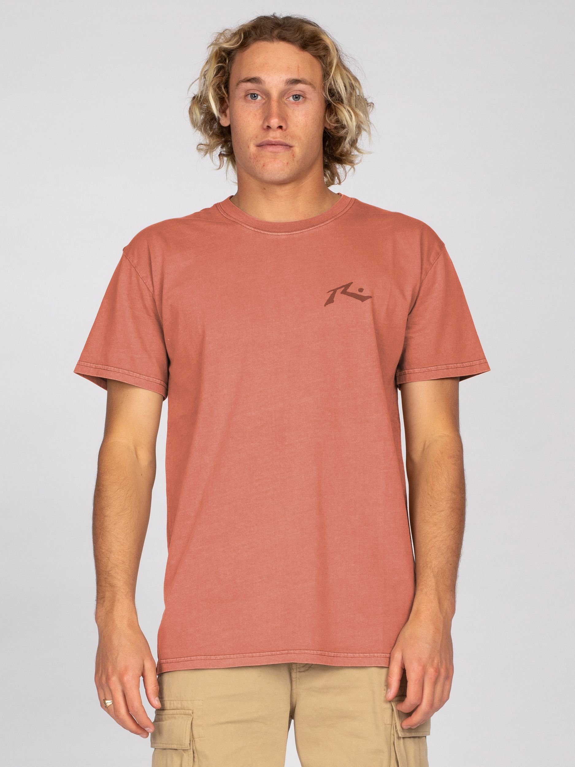 Rusty T-Shirt COMP WASH SHORT SLEEVE TEE Windsor Wine