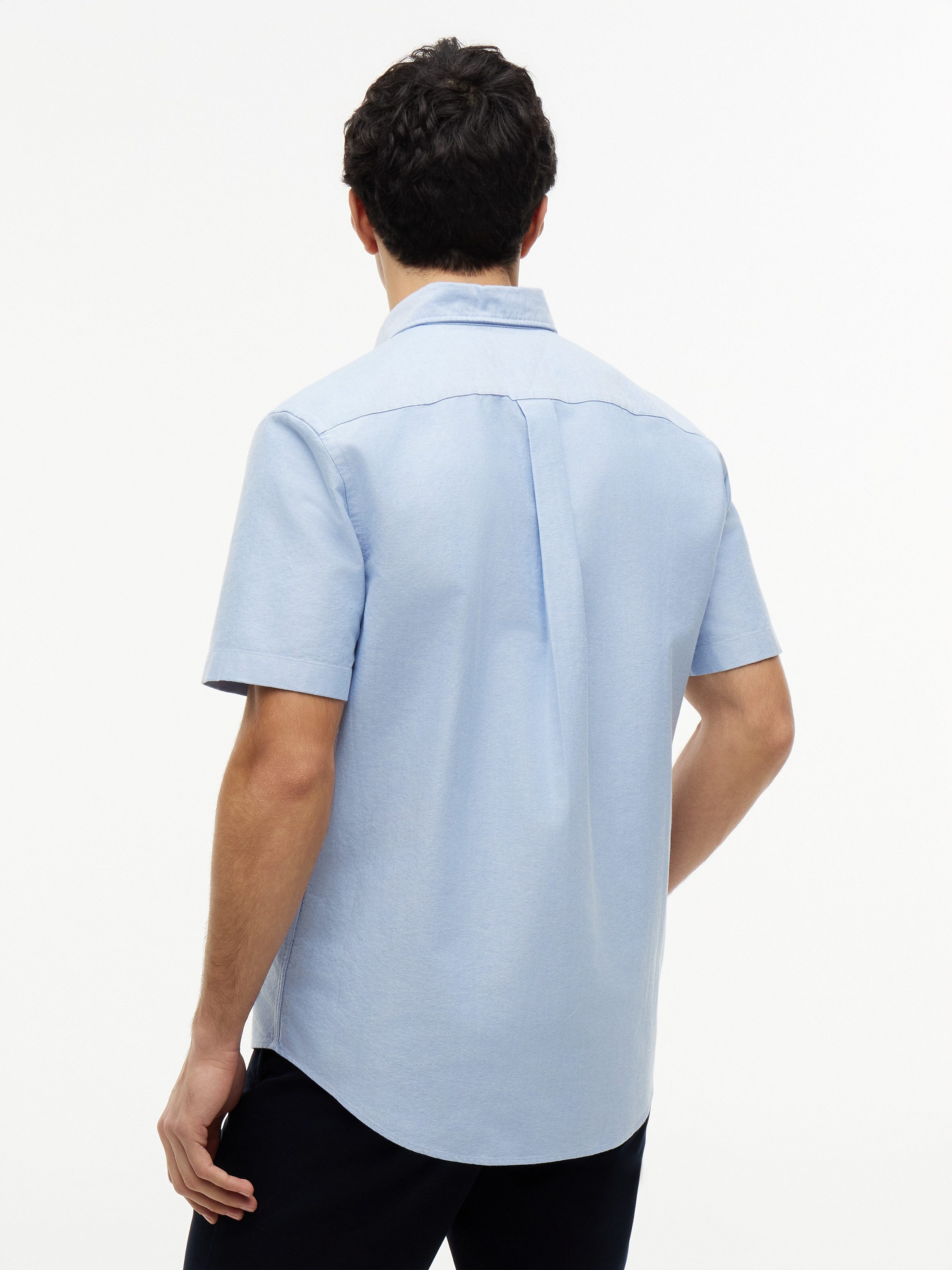 Tommy Hilfiger Kurzarmhemd HERITAGE OXFORD RF SHIRT S/S mit Button-down-Kragen, Regular Fit