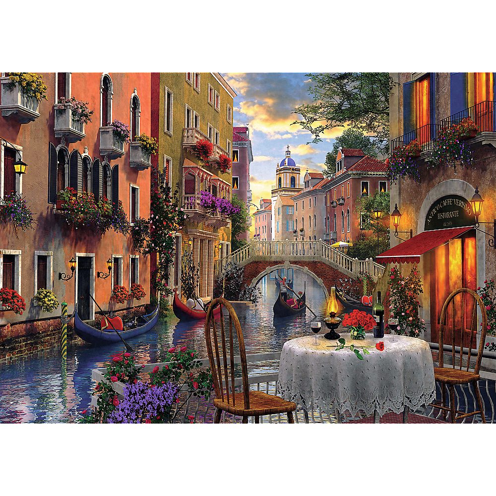 Trefl Puzzle Romantisches Abendessen 6000 Teile Puzzle, 6000 Puzzleteile, Made in Europe