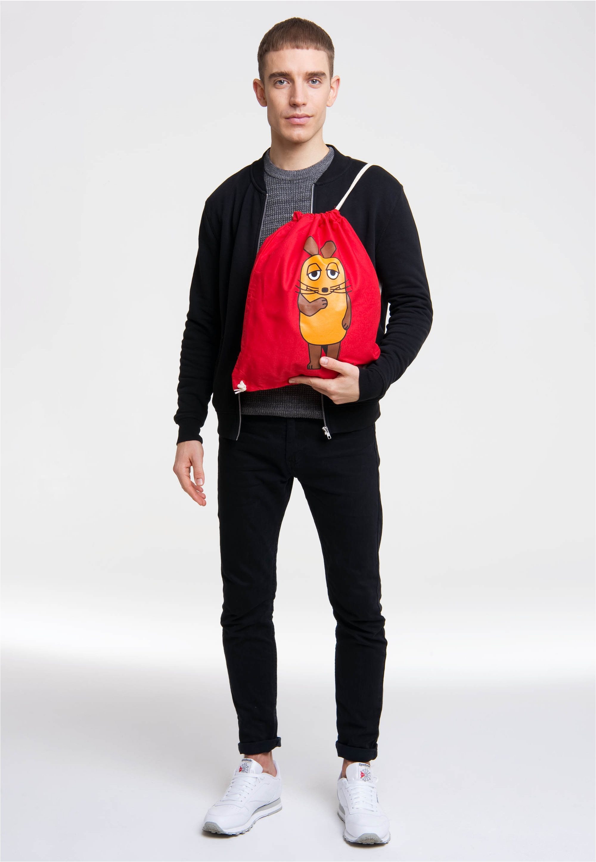 LOGOSHIRT Kulturbeutel Turnbeutel Die Maus, mit schönem Printmotiv