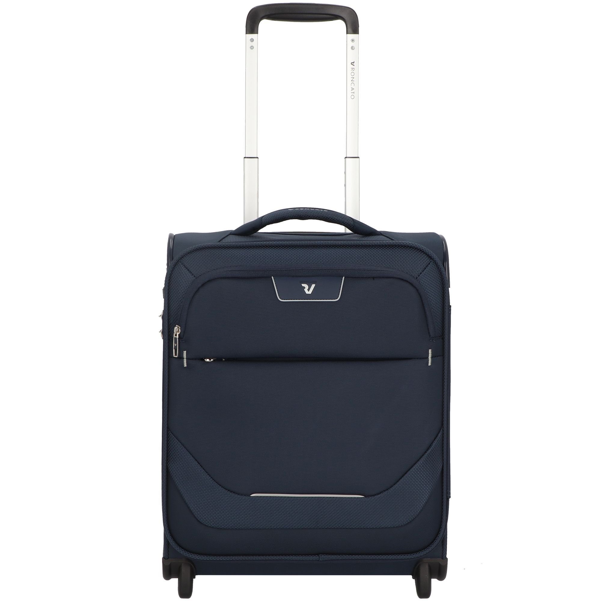 blu Polyester Handgepäck-Trolley Joy, 2 RONCATO Rollen,