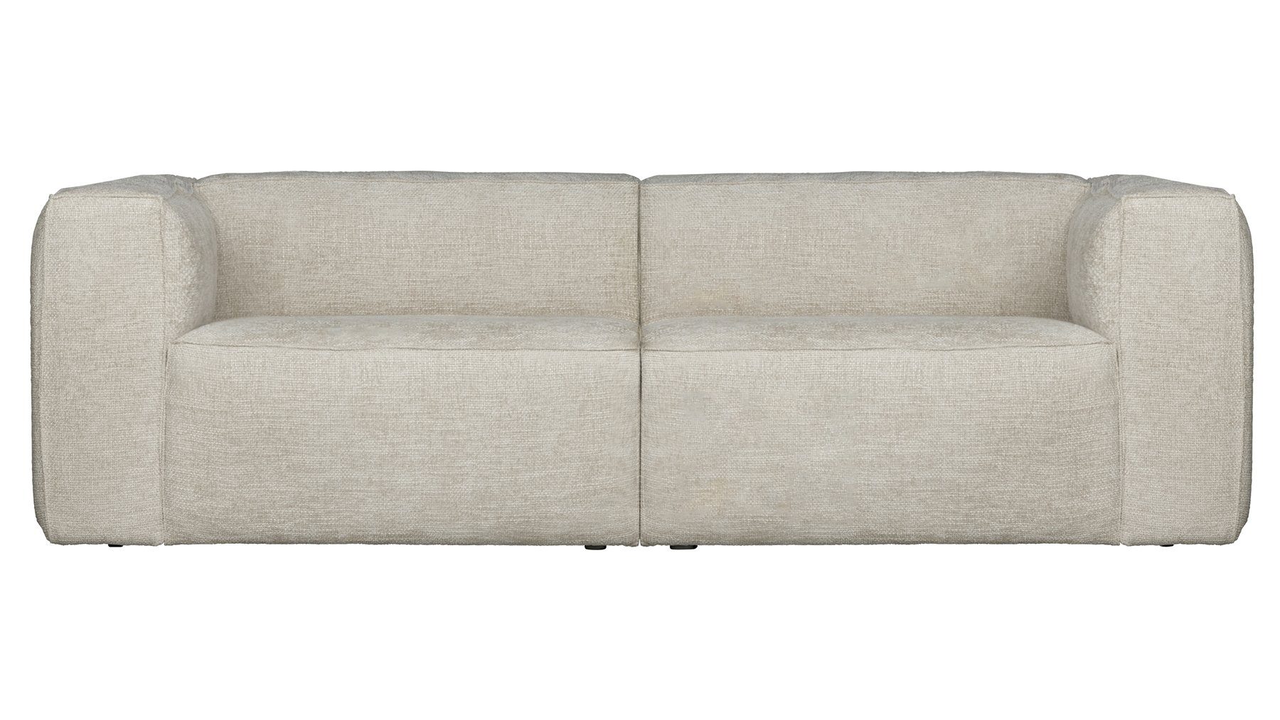 WOOOD Sofa Sofa Bean 3,5-Sitzer - Melange Natural, freistellbar