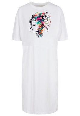F4NT4STIC Shirtkleid Blumen Silhouette Bunt Print