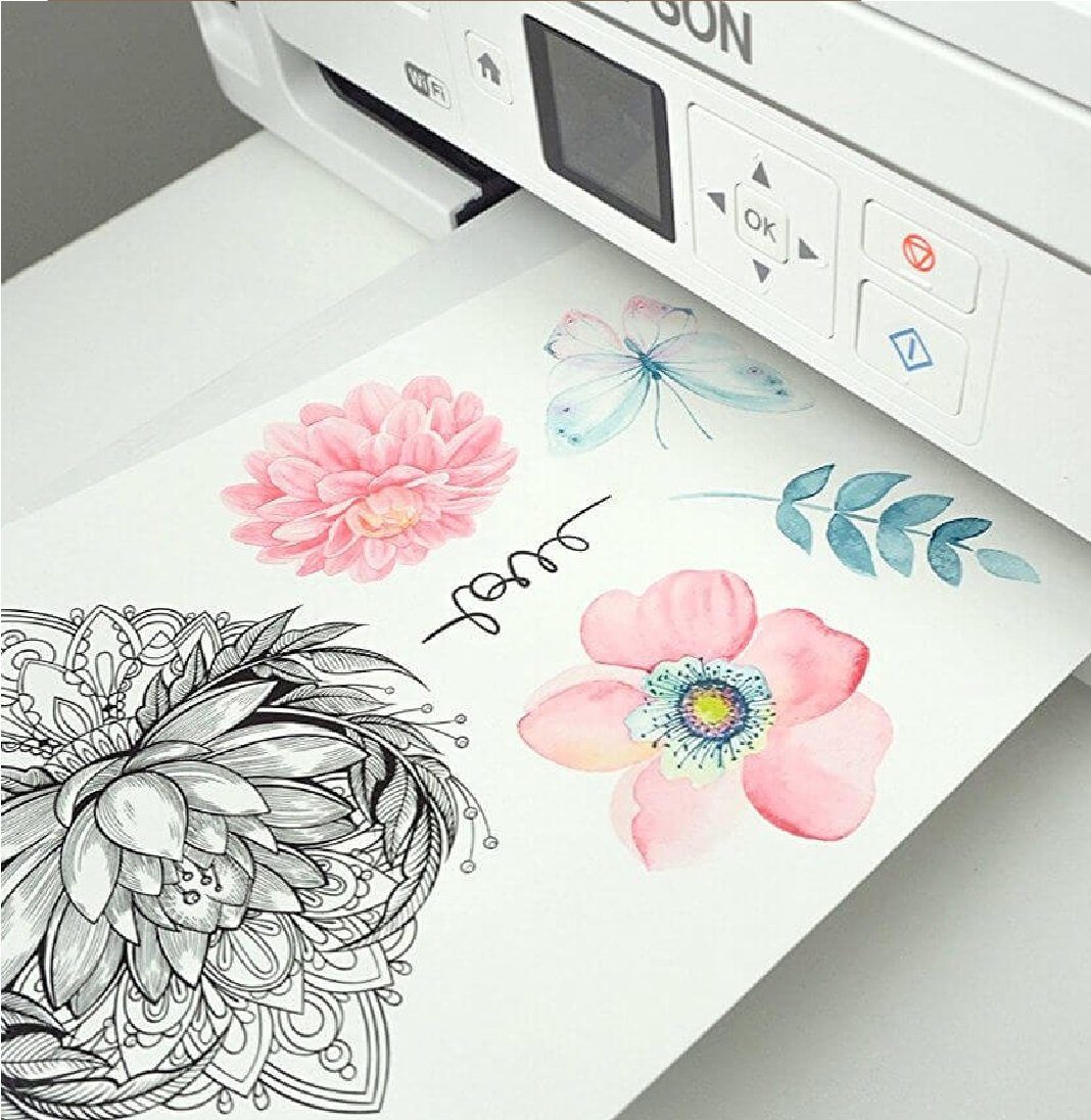 Skullpaper Dekorationsfolie Tattoo-Transferfolie Inkjet, (A4 Format, günstig online kaufen