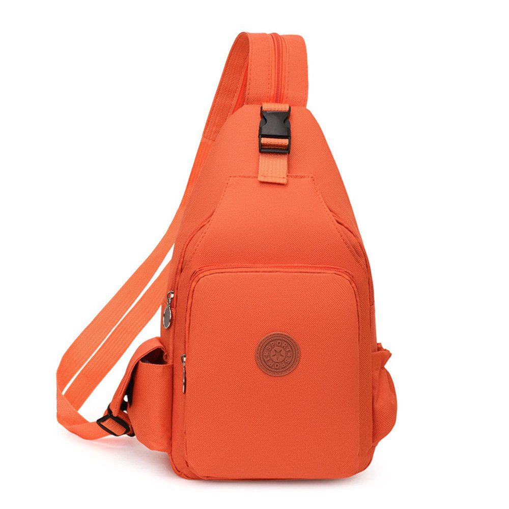 nsihing Umhängetasche Universelle wasserdichte Umhängetasche für Damen und Herren, Leichter Brusttasche Klein Sling Bag Nylon Backpack Schulterrucksack