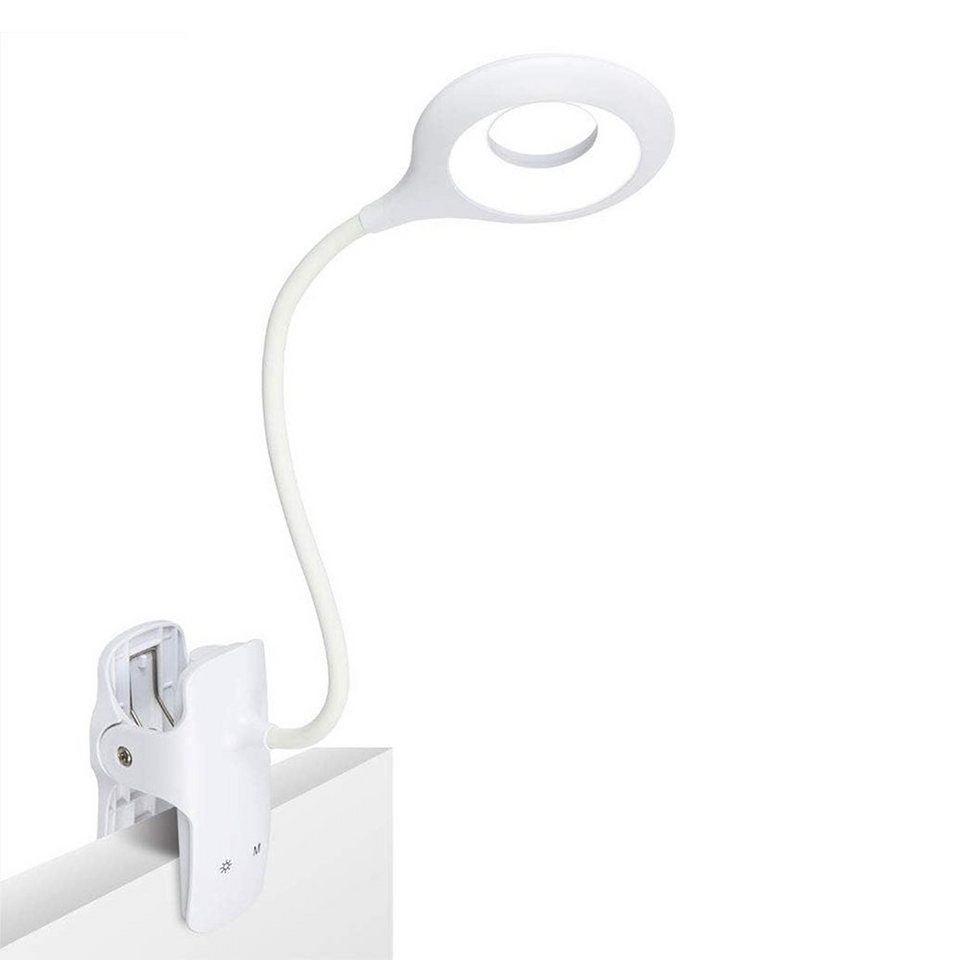 GelldG LED Bogenlampe LED -Leselampe, für Buch, USB -wiederaufladbare  Leselampe