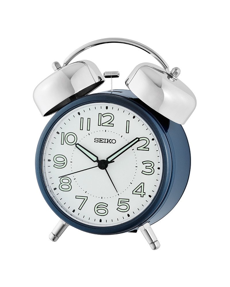 Seiko Quarzwecker Wecker, Schlafzimmer, durchlaufende Sekunde,Leuchtzeiger,Leuchtziffern