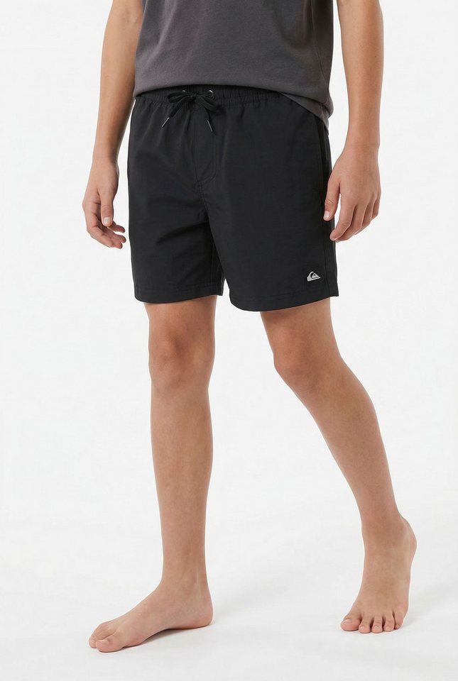 Quiksilver Badeshorts EVERYDAY VOLLEY YTH 14 für Kinder und Jugendliche, unifarbenes Design, mit Badge