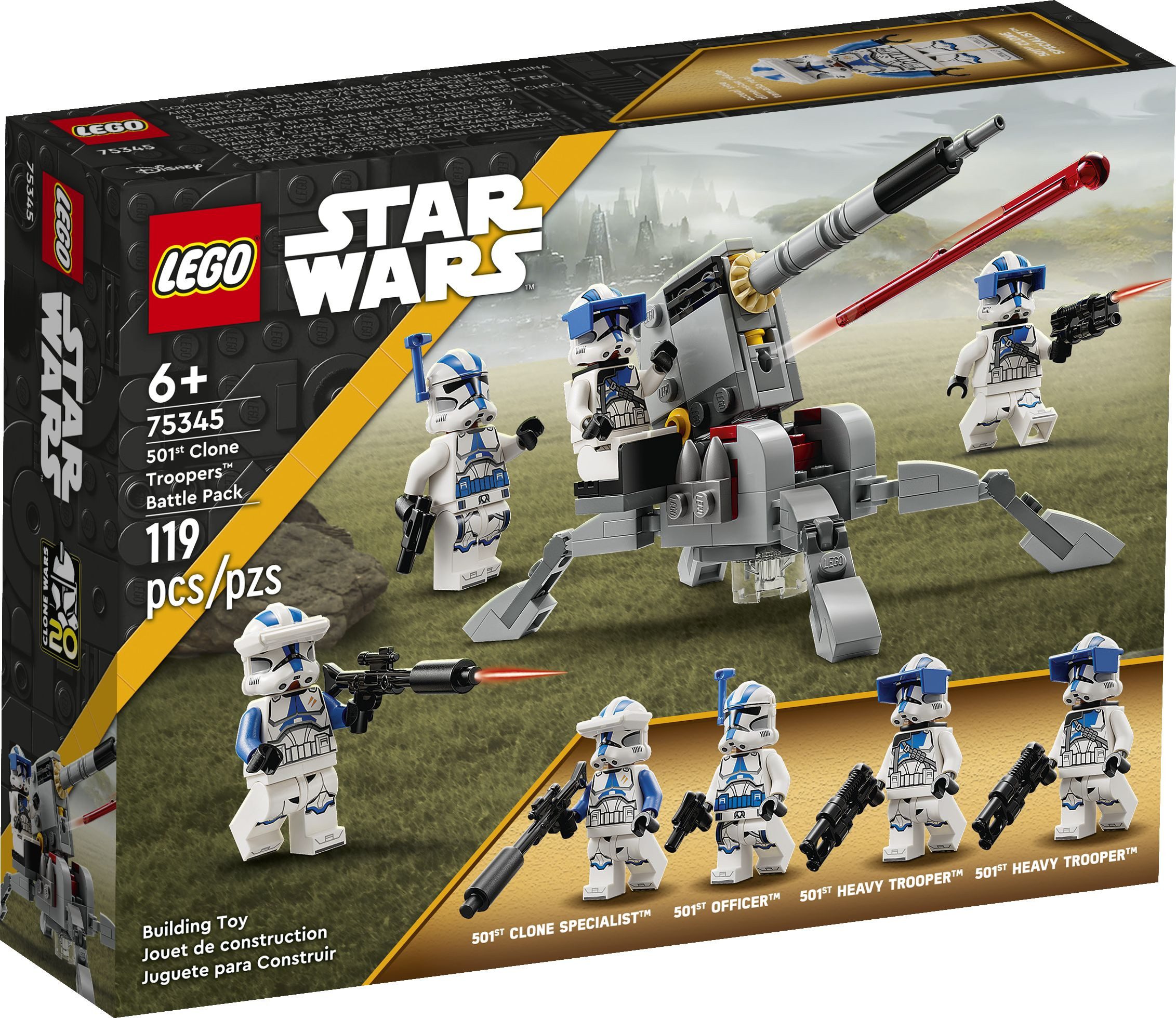 LEGO® LEGO® Star 75345 Wars 501st Clone Troopers™ Battle Pack Spielbausteine