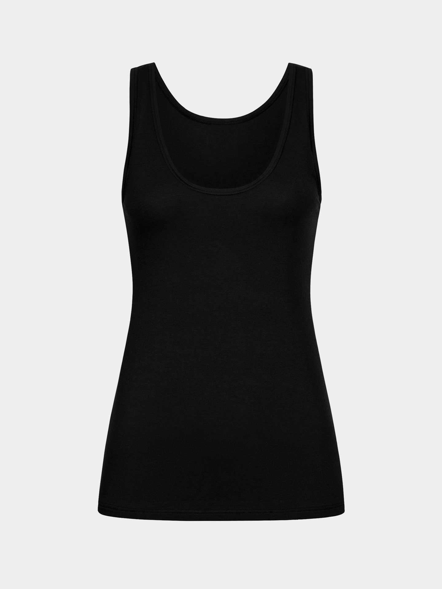 Erlich schwarz Unterhemd (1-St) LIESELOTTE Textil