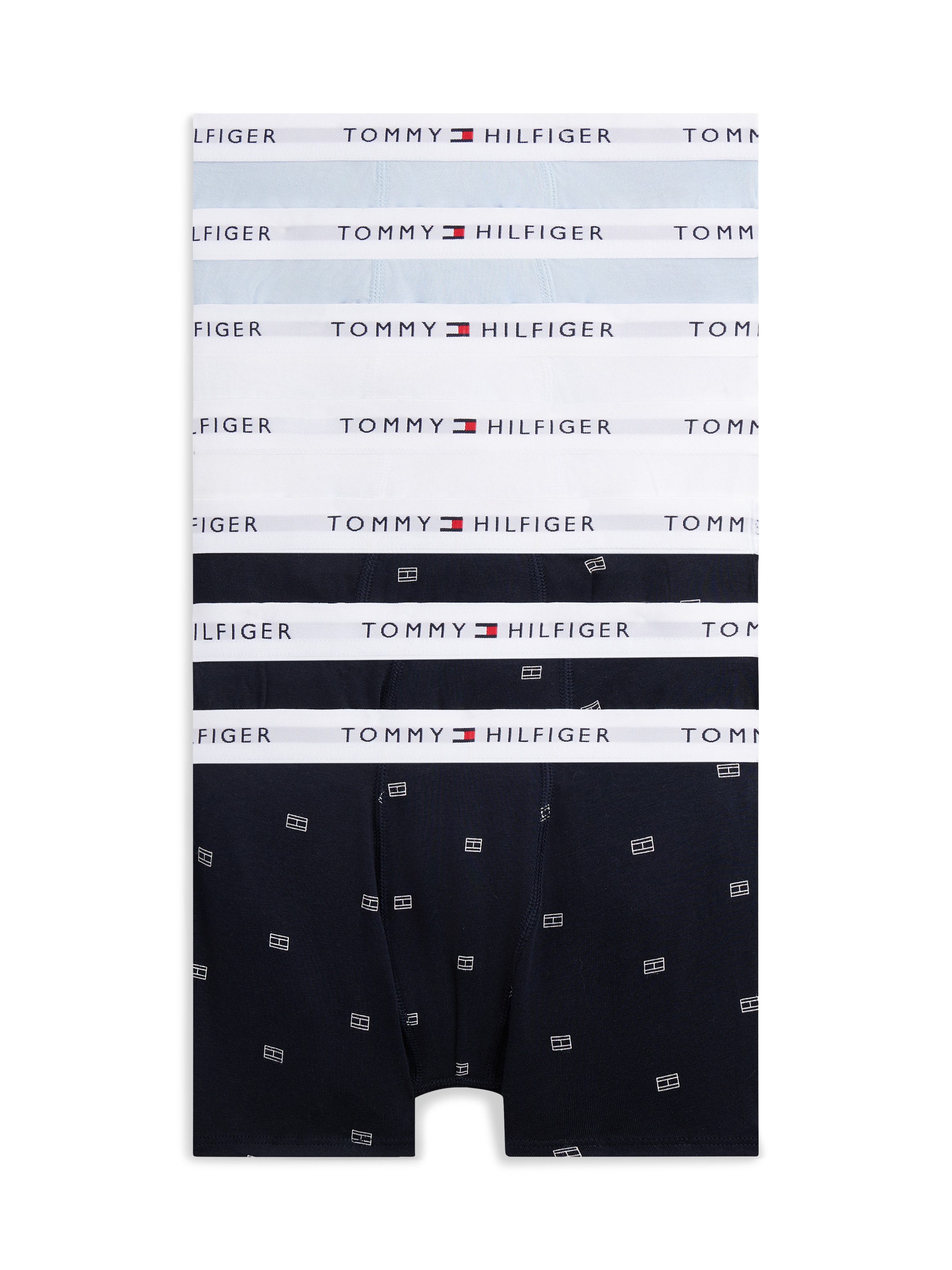 Tommy Hilfiger Underwear Trunk 7PK TRUNK PRINT (Packung, 7-St., 7er) mit Logo-Stretchbund