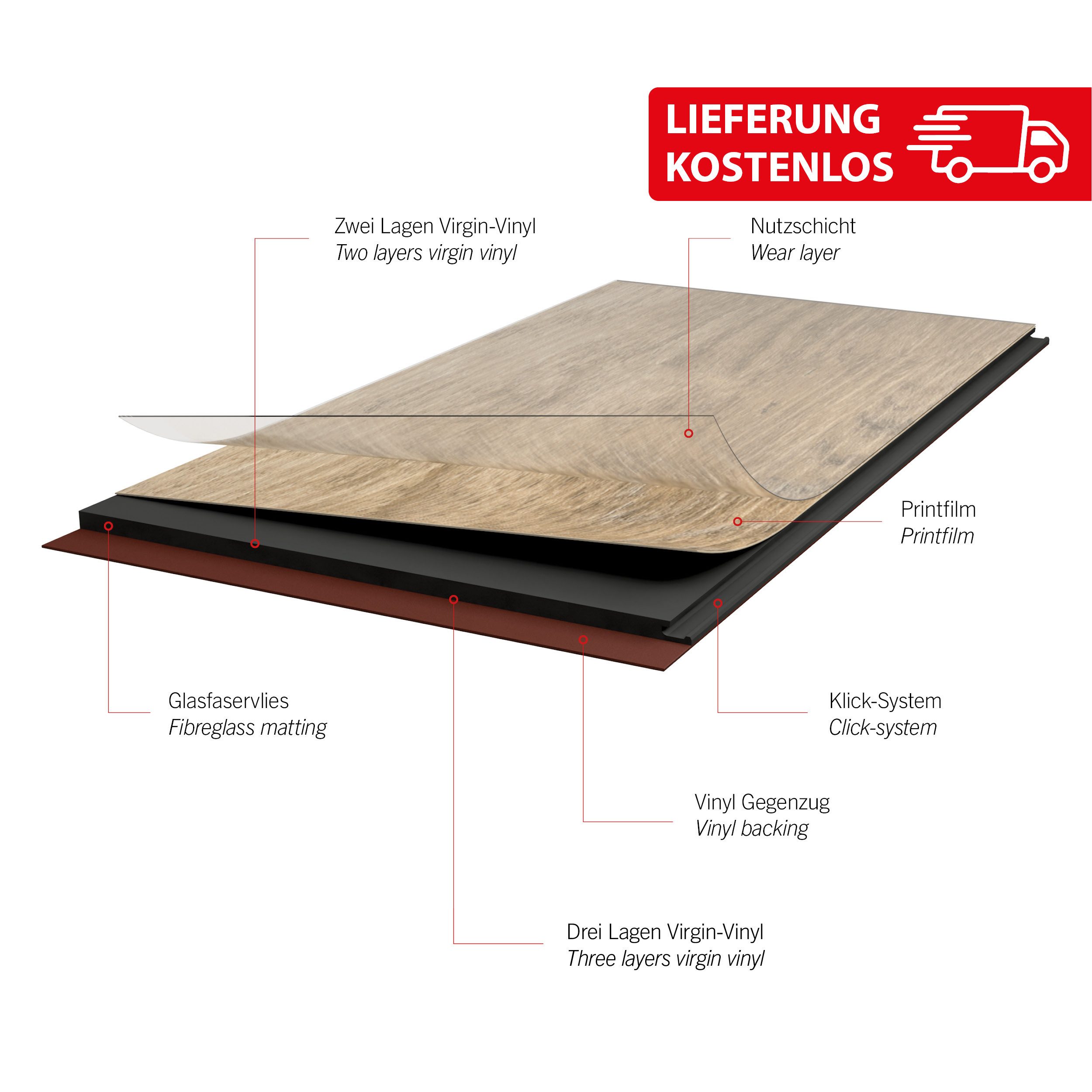 STARCLIC Designboden 605 x 304,8 x 5 mm Premium Klick-Vinylboden Steinoptik, Packung mit 1,84 qm, Versandkostenfreie Lieferung, Wasserfest mit Klicksystem, naturgetreue Oberfläche
