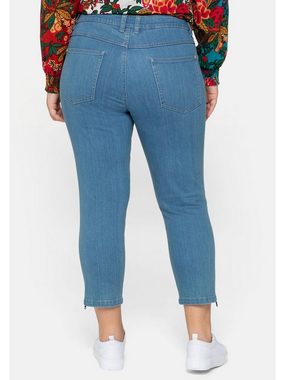 sheego by Joe Browns Stretch-Jeans Große Größen in 7/8-Länge mit Zipper am Saum