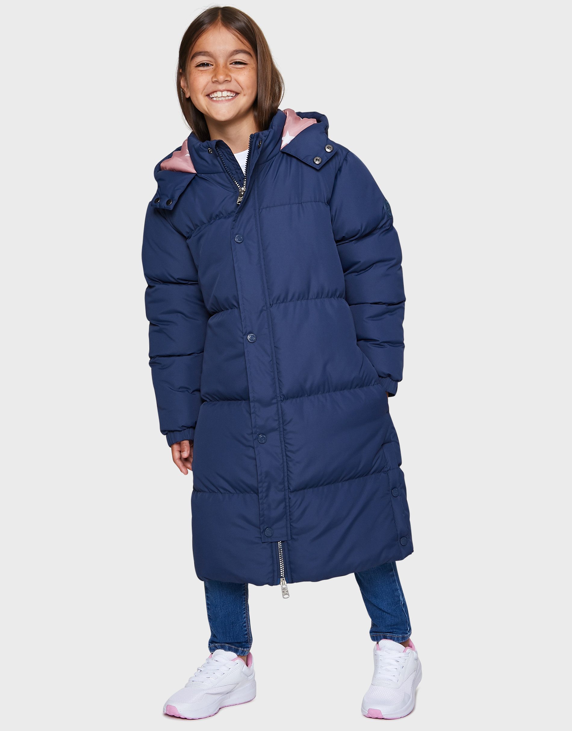 Threadgirls Kurzmantel Nasma (1-tlg) mit langem Schnitt
