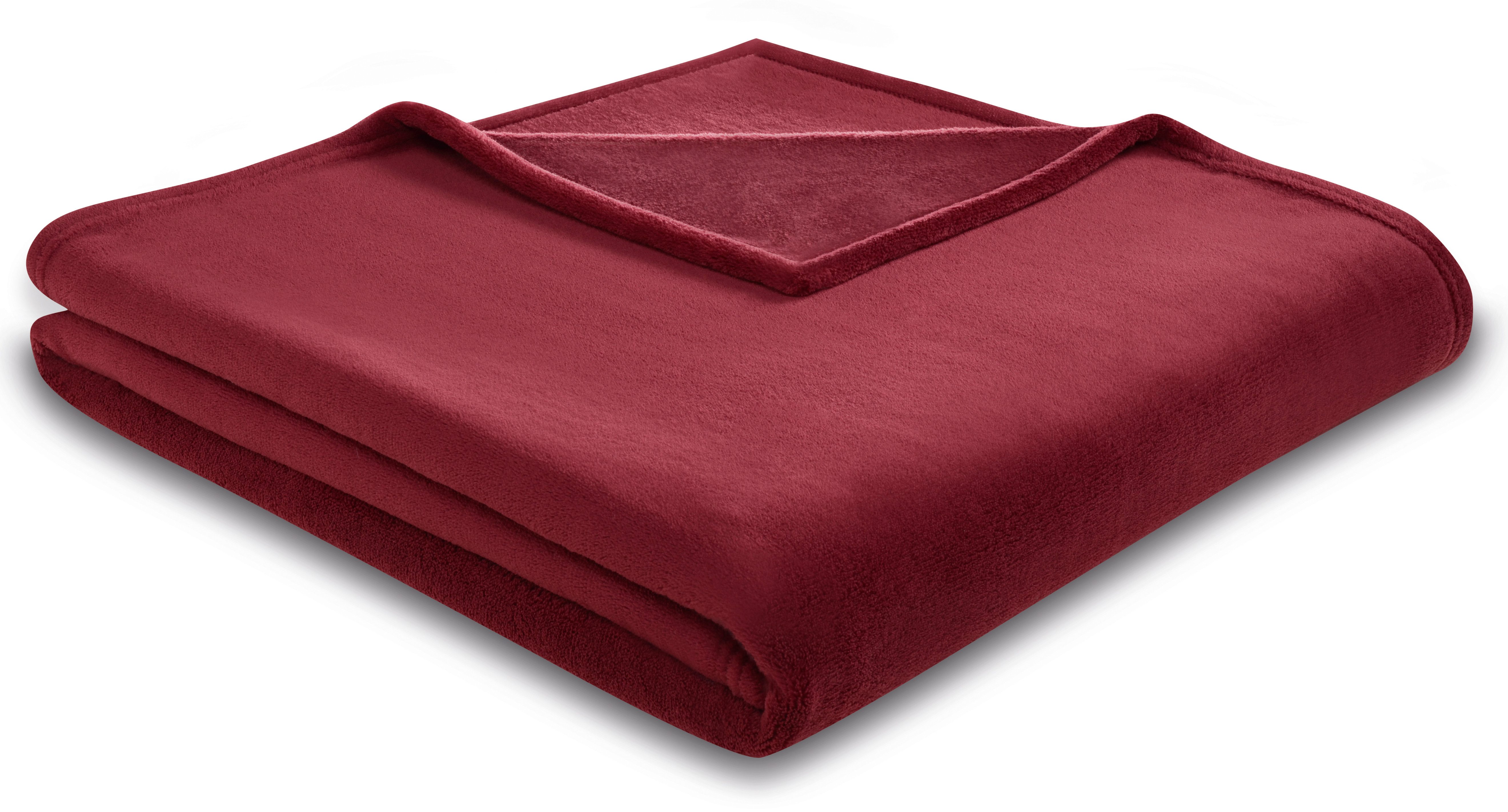 Wohndecke King Fleece, Biederlack, leicht, Kuscheldecke