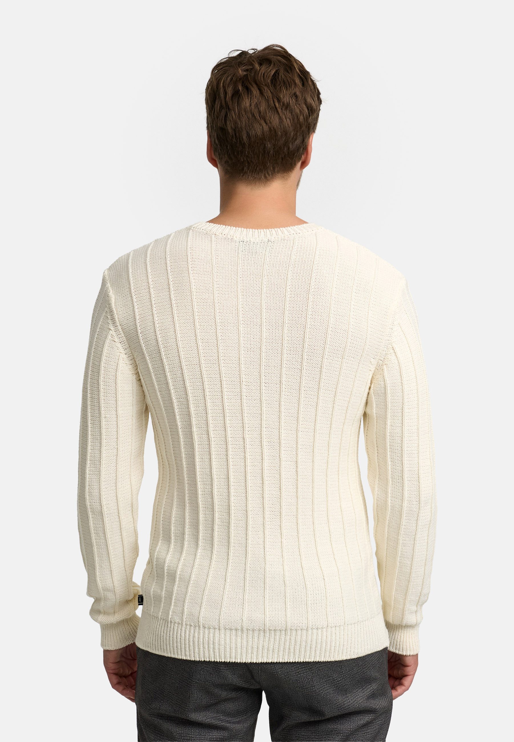 Jeff Strickpullover Herren JFTruman crew Pullover Herrenpullover aus 100 % Baumwolle gefertigt