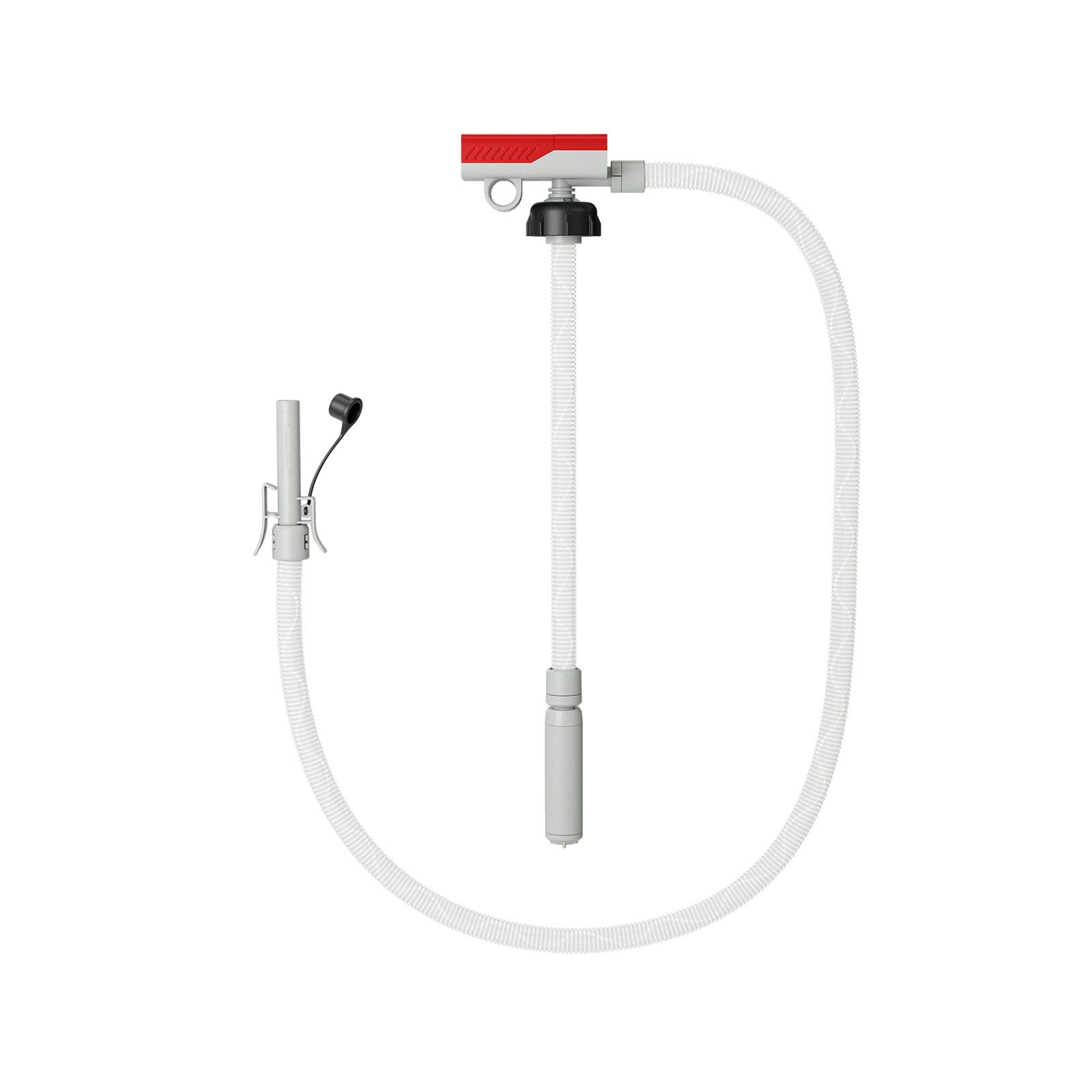 COSTWAY Ölabsaugpumpe, Kraftstoff Umfüllpumpe 3,8 GPM, 3 Größen-Adapter