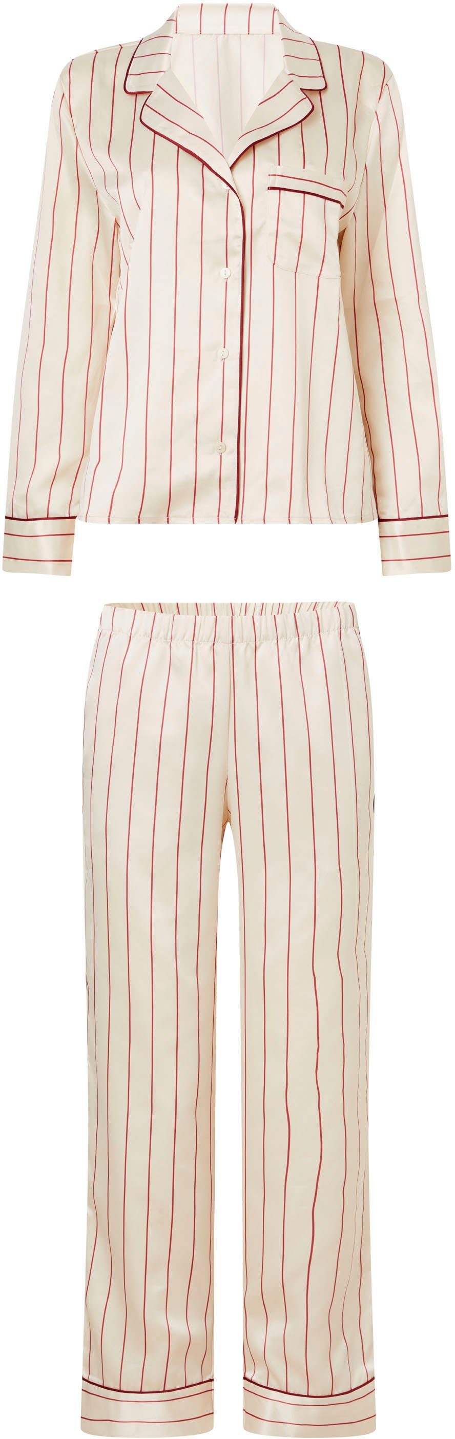 Calvin Klein Underwear Pyjama L/S Pyjama (Set, & 3 im Set Stück) SET PANT Schlafmaske