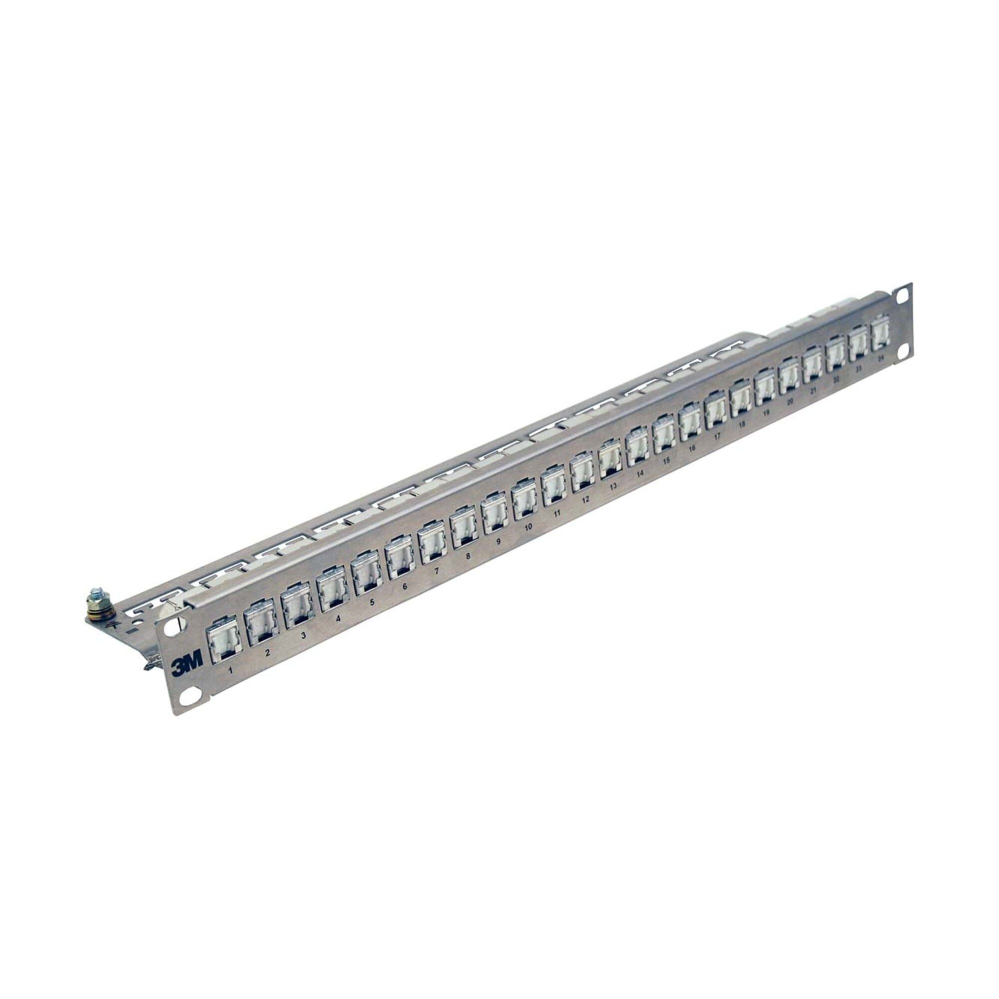 Corning Werkstattwagen Corning Patchpanel 24 Ports 1HE mit Cat6A PL Modulen UU001622826