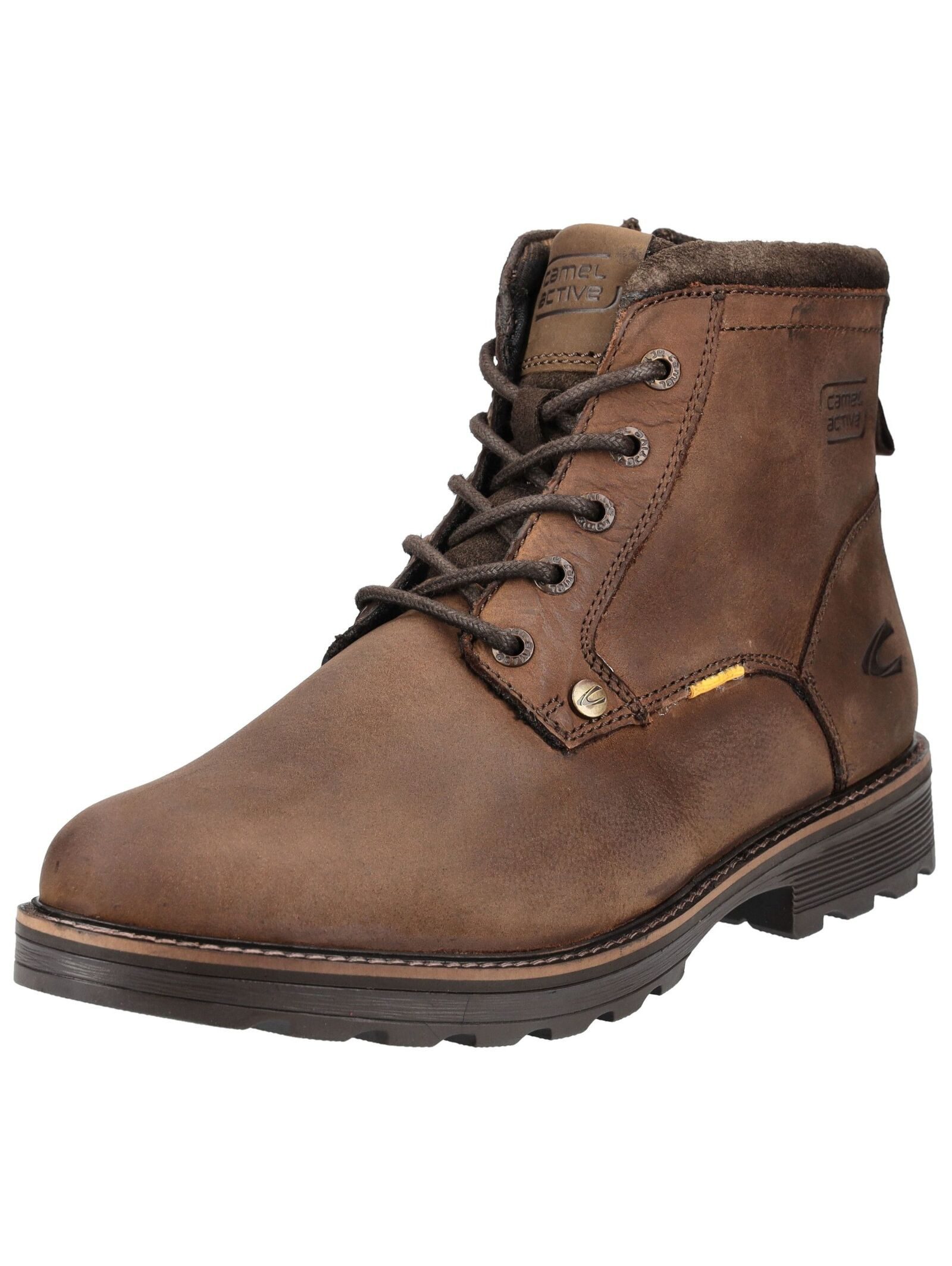 Stiefelette Leder Schnürstiefelette