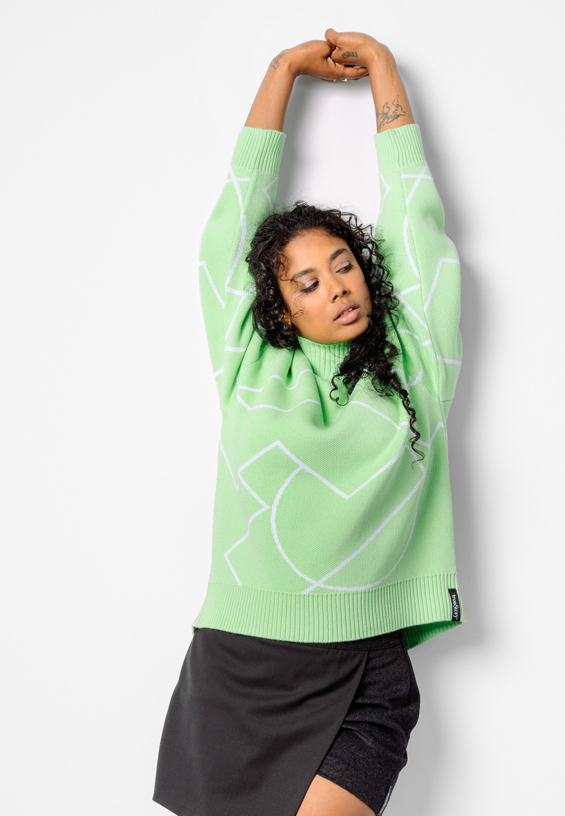 trueStory Longpullover GRESA GOTS zertifiziert