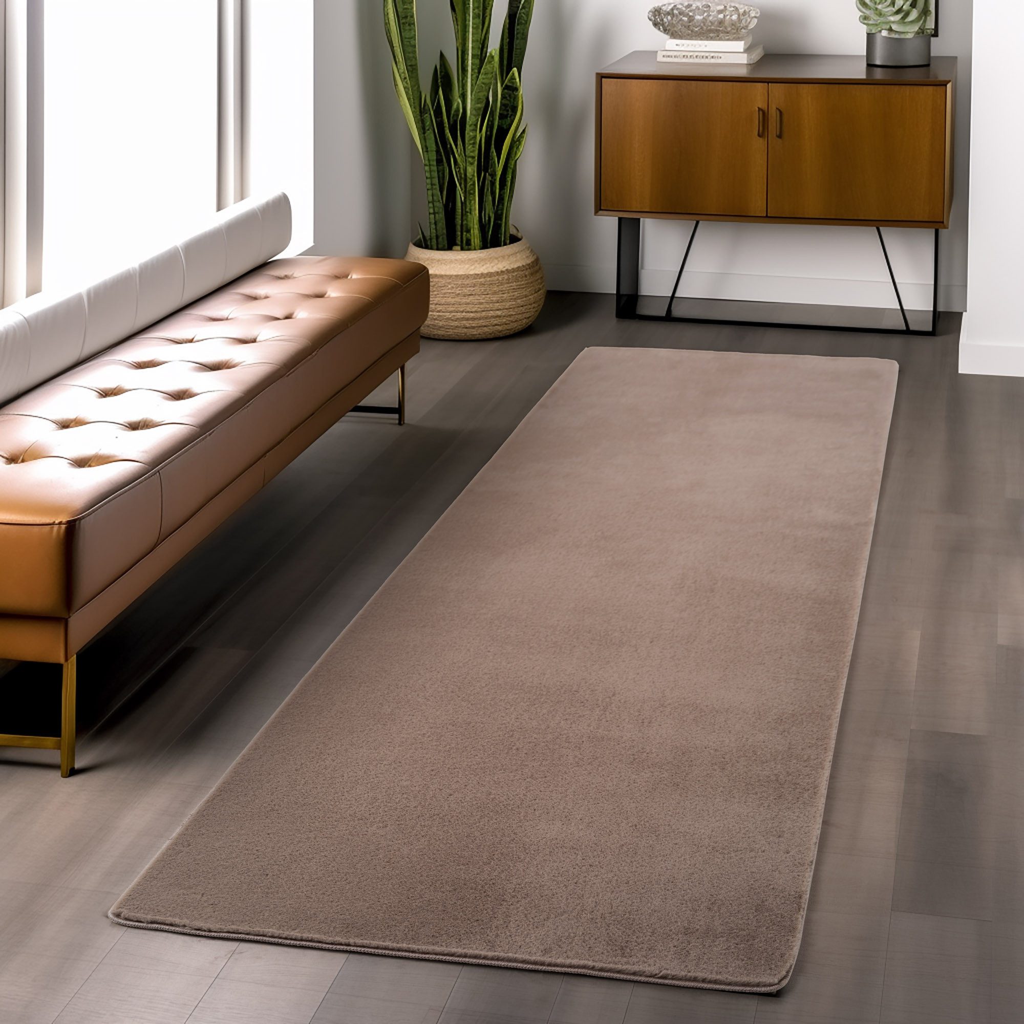Ayyildiz Teppiche Teppich JOY 1400, auch als Läufer und in Rund erhältlich, rechteckig, Höhe: 11 mm, besonders weich, uni Kurzflor, Wohnzimmer, Kinderzimmer