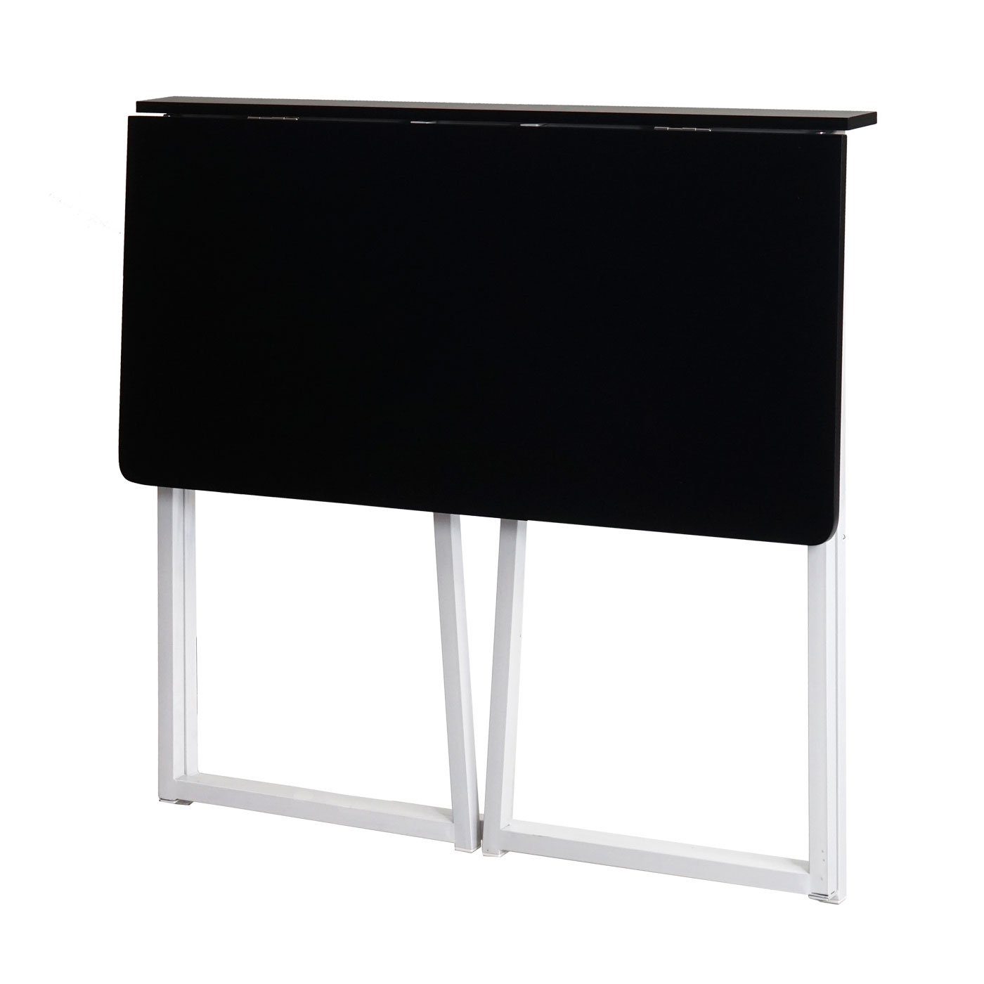 | schwarz-weiß zusammen Platzsparend MCW-K67, schwarz Klappbar weiß Schreibtisch klappbar, MCW |