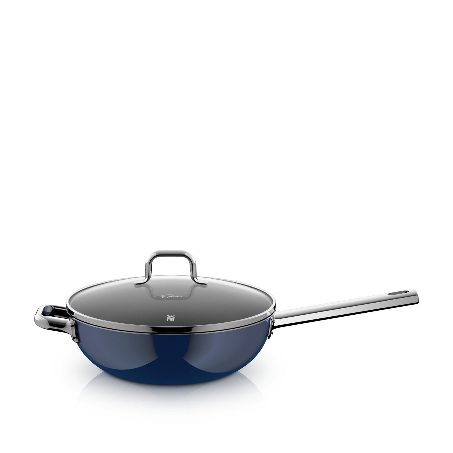 WMF Wok Fusiontec Mineral Pro, Wok mit Deckel, 28 cm, Tim Raue Edition, (1-tlg., 28 cm), Made in Germany