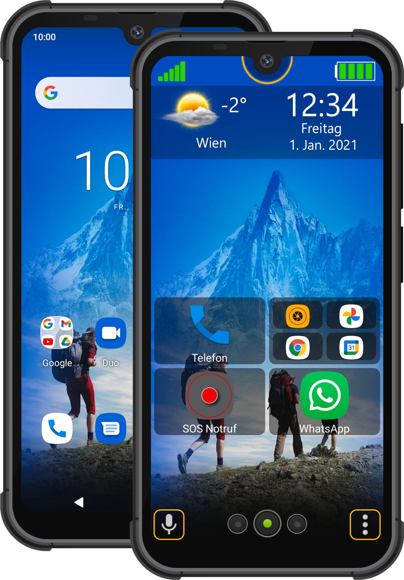 Beafon MX1 Smartphone (14,5 cm/5,71 Zoll, 128 GB Speicherplatz, 13 MP Kamera)