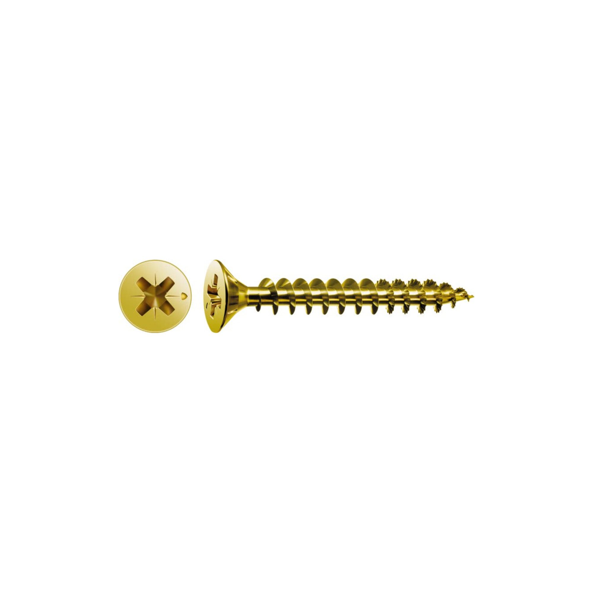 SPAX Holzbauschraube Spax Universalschraube 2,5 x 20 mm Senkkopf Kreuzschlitz Z Vollgewinde