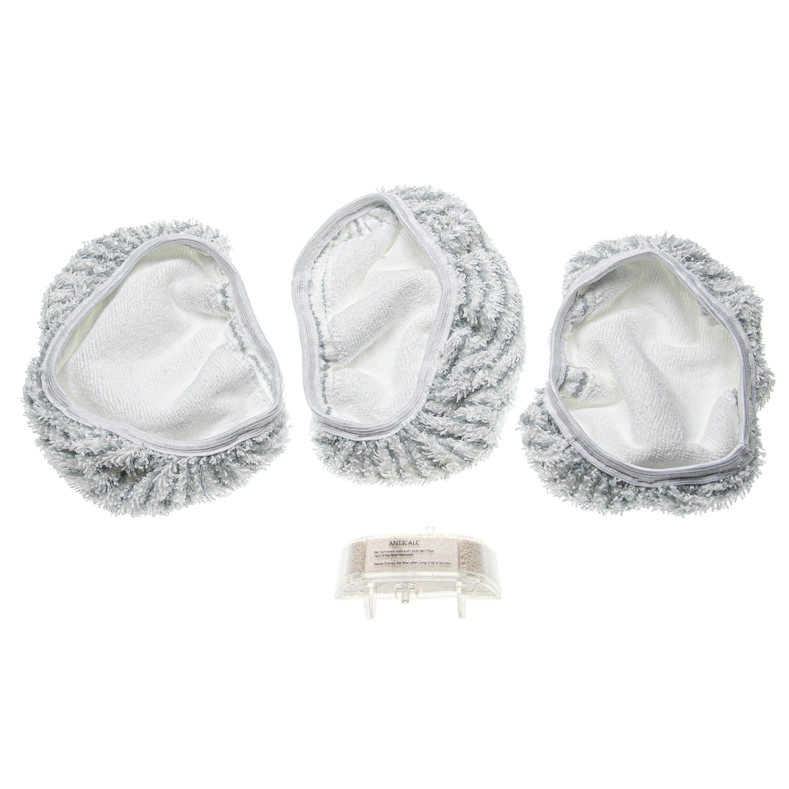 vhbw Filter-Set passend für Rowenta Steam Power VP6555RH 4Q0, RY6557WH 4Q0, VP6555, Zubehör für Rowenta Steam Power VP6555RH 4Q0 RY6557WH 4Q0 VP6555